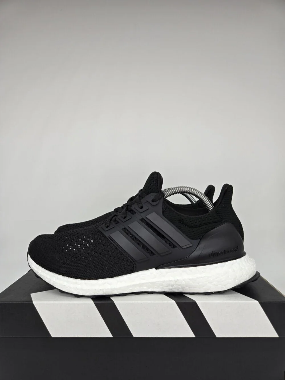 adidas Women's UltraBoost 1.0 HQ4206 Double Black Shoes Size 6.5 New